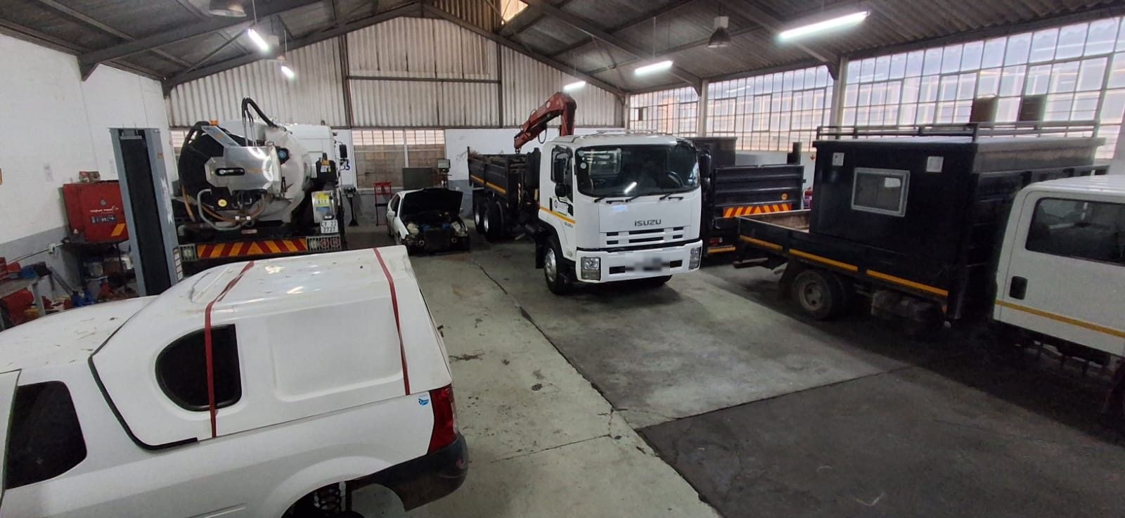 Commercial Vehicles and Trucks serviced at the DTL Mechanical Repairs workshop