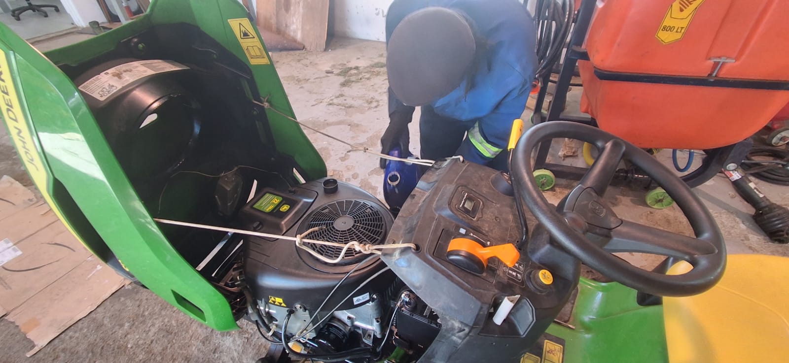 Small Plant and Industrial Equipment serviced at the DTL Mechanical Repairs workshop